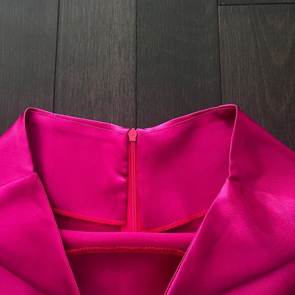 Pink Maxi silk skirt with slight stretch - Picture 2 of 2